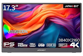 【訳あり】モバイルモニター 17.3インチ 2560x1440 非光沢パネル 訳あり】モバイルモニター 17.3インチ 2560x1440 非光沢パネル